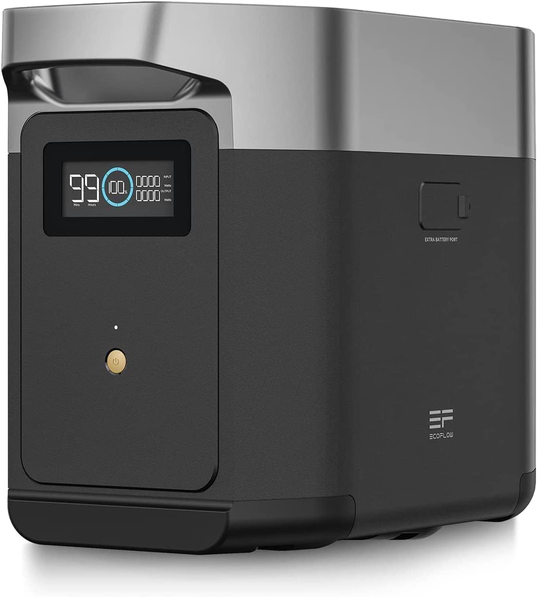 EF ECOFLOW DELTA 2 1024 Wh Portable Power Station with XT60i Cable, Solar Generator with LiFeP04, Expandable Capacity up to 3 kWh, Quick Charge from 0–80% in 50 min, Generator for Camping/Home