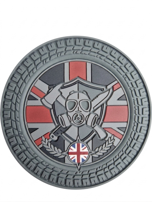 PRE ORDER. LIMITED EDITION STEALTH UKPN PVC Patch with Velcro backing